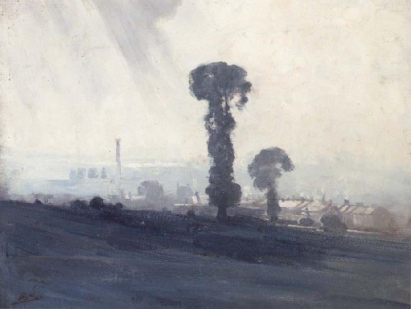 Arthur streeton View of Hampstead Heath from Fack Straw's Castle